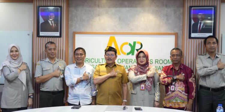 Genjot Swasembada Pangan, Wagub Kaltara Bersama DPKP Kunjungi Kementan RI