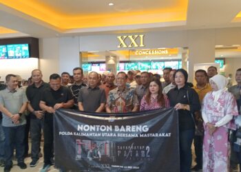 Lewat Nonton Bareng XXI, Polda Kaltara Bangun Komunikasi Antara Aparat Dan Masyarakat