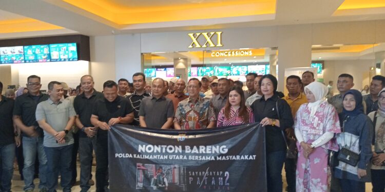 Lewat Nonton Bareng XXI, Polda Kaltara Bangun Komunikasi Antara Aparat Dan Masyarakat