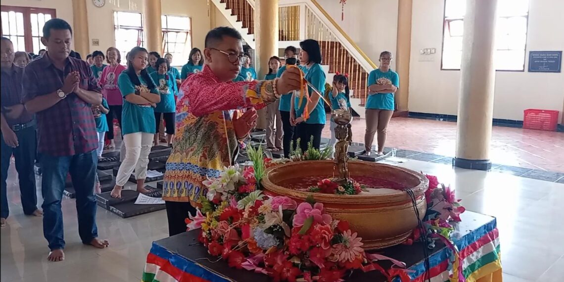 Umat Buddha Tarakan, Rayakan Tri Suci Waisak Bersama Di Vihara Vajra Bumi Dwipa