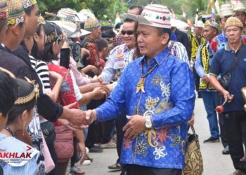 Jaga Tradisi, Pemkab Bulungan Dukung Syukuran Panen Keluarga Besar Bangen Tavai