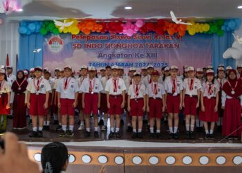 Terbanyak Sepanjang Sejarah, SD Indotionghoa Tarakan Lepas 54 Siswa Kelas VI Dengan Harapan Tinggi