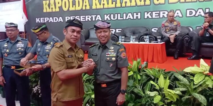 Ketahanan Wilayah Perbatasan, Jadi Fokus Pembekalan Pasis Sesko TNI Di Kaltara
