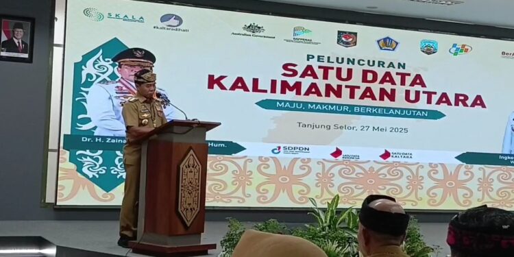 Gubernur Zainal, Membuka Workshop Peluncuran Satu Data Daerah Kalimantan Utara