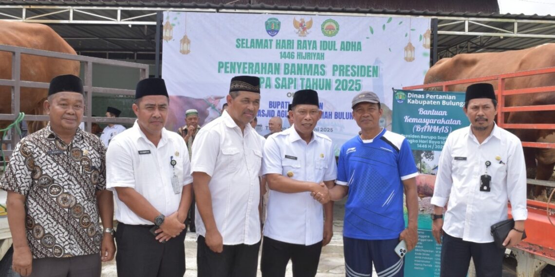 Bupati Bulungan Serahkan Hewan Qurban Bantuan Presiden, Jelang Idul Adha 1446 H