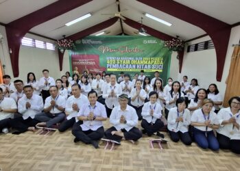 Pembacaan Kitab Suci 423 Syair Dhammapada Oleh 2569 Peserta Se- Indonesia, Warnai Waisak Bersama Kaltara