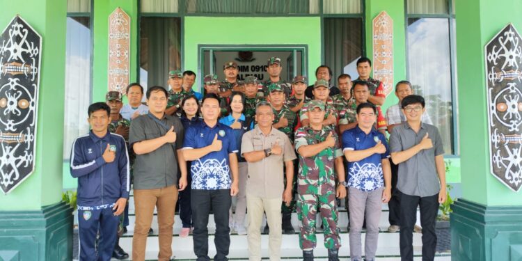 Dukung Ketahanan Pangan, DPKP Kaltara Bersama Kodim 0910/Malinau Gelar Rakor Oplah Tahap II