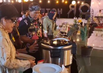 Malam Ramah Tamah  Bersama Komisi VII DPR-RI, Gubernur Zainal Perkenalkan Makanan Lokal Khas Kaltara