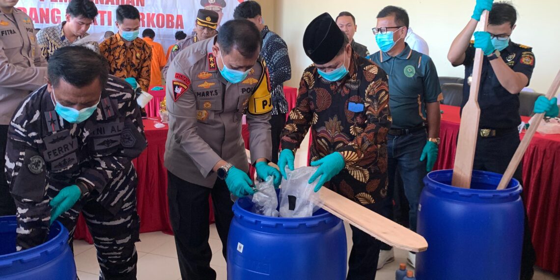 Polda Kaltara Musnahkan Total 16 kg Sabu!