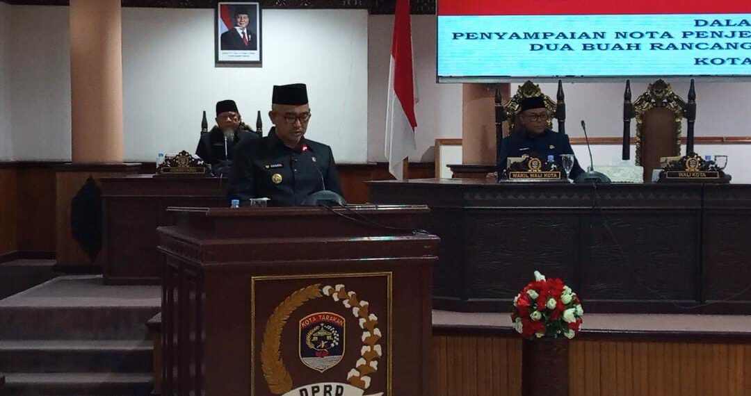 Pemkot Tarakan, Ajukan Raperda Pajak dan RPJMD dalam Paripurna DPRD
