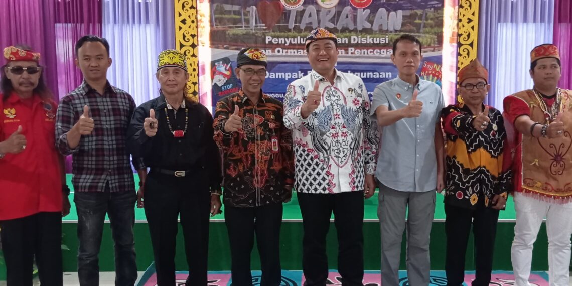 Bersama BNNP Kaltara, 40 Ormas Deklarasikan Perang Melawan Narkoba