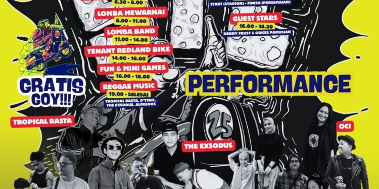 Anda Pecinta Vespa ? Ikuti Ves’ Camp dan Konser Musik Gelaran 25 Tahun Scooter Tarakan Club