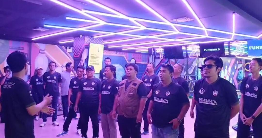 Turnamen Bowling Antar Wartawan di HUT Benuanta ke-7