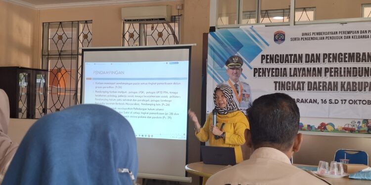Lindungi Korban Kekerasan, DP3AP2KB Tarakan Dorong Lembaga Layanan Implementasikan UU TPKS