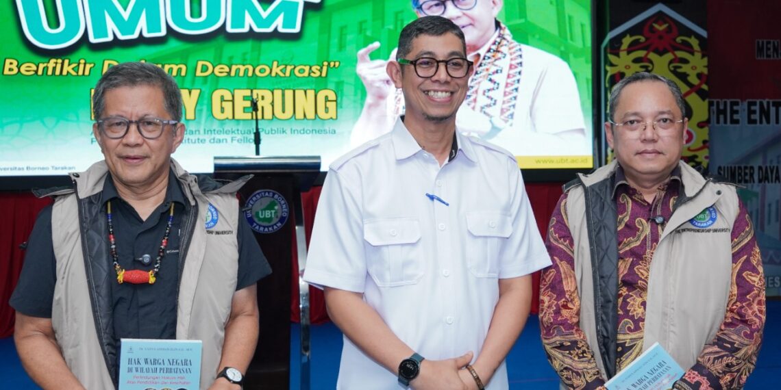 Hadirkan Rocky Gerung, Kuliah Umum “Etika Berpikir Dalam Demokrasi” Bersama UBT Tarakan