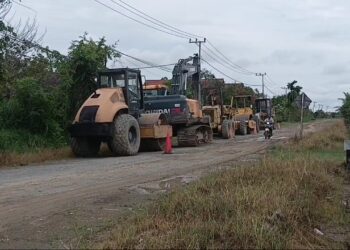 DPRD Bulungan Komisi III Apresiasi Perbaikan Jalan Poros Tanjung Palas Tengah