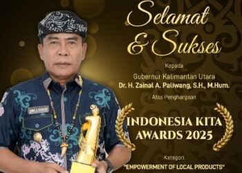 Sukses Dorong Omzet UMKM Naik 25%, Pemprov Kaltara Raih Penghargaan Empowerment of Local Products