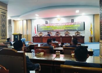 Pemkab Tana Tidung Sampaikan Jawaban Raperda Tahun Jamak di Rapat Paripurna DPRD