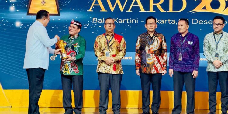 Kembali Diakui Pusat, Kaltara Raih Tiga Penghargaan Sekaligus di Naker Inspirational and Leadership Award 2025