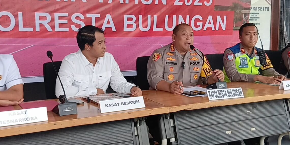 Kasus Kriminal Bulungan 2025, Naik Hampir 45 Persen