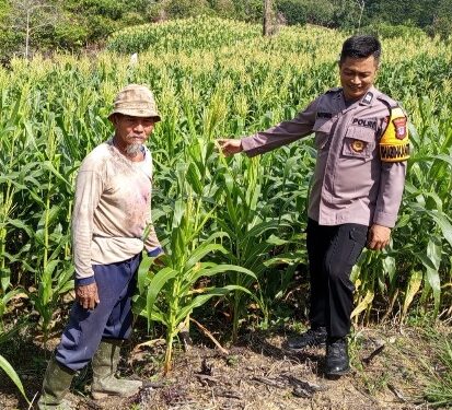 Dukung Ketahanan Pangan, Polsek Tarakan Timur Lakukan Patroli Dialogis Bhabinkamtibmas 