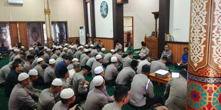 Binrohtal Polda Kaltara, Fondasi Spiritual Bagi Personil Kepolisian dalam Bertugas