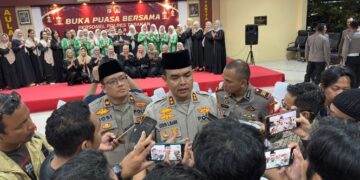 Polres Tarakan Buka Puasa Bersama Bhayangkari, Warakawuri dan Awak Media