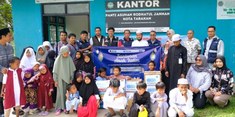 Sucofindo Tarakan Konsisten Berbagi di Bulan Ramadhan, Santuni Anak Yatim Lewat CSR