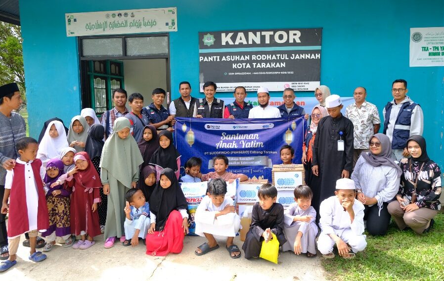 Sucofindo Tarakan Konsisten Berbagi di Bulan Ramadhan, Santuni Anak Yatim Lewat CSR