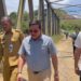 Wagub Ingkong Prihatin, Saat Tinjau Kondisi Jembatan Pedalaman Apau Kayan