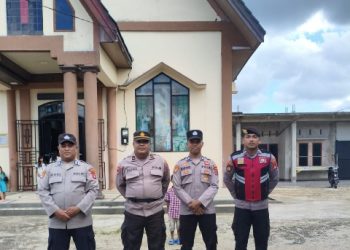 Polres Tarakan Amankan Ibadah Kenaikan Yesus Kristus di Sejumlah Gereja