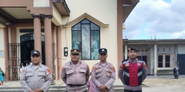 Polres Tarakan Amankan Ibadah Kenaikan Yesus Kristus di Sejumlah Gereja