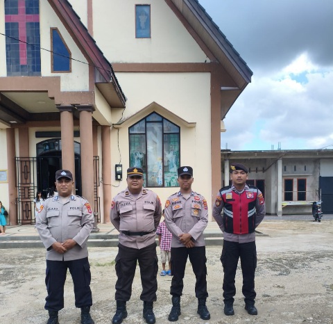 Polres Tarakan Amankan Ibadah Kenaikan Yesus Kristus di Sejumlah Gereja