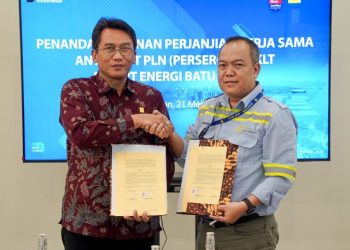 PLN UIP KLT dan PT.Energi Baru Hitam Sinergikan Jalur SUTT Melak-Kotabangun