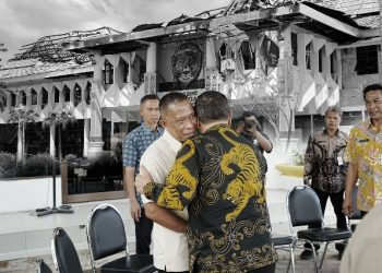 Wagub Kaltara Tinjau Kantor Bupati Bulungan Pasca Kebakaran