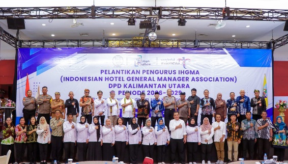Gubernur Harap Industri Hotel Angkat Citra Kaltara, Pasca IHGMA Resmi Dilantik