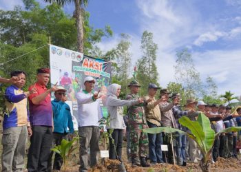 Aksi Tanam Pohon Hutan Gunung Selatan, Jadi Upaya Mitigasi Iklim