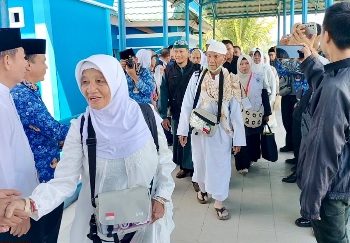 Pulang dengan Sehat dan Bahagia, Jamaah Haji Bulungan Dapat Perhatian Penuh