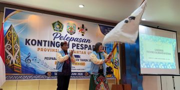 Targetkan 3 Emas, Gubernur Lepas 102 Kontingen Pesparawi Kaltara ke Manokwari