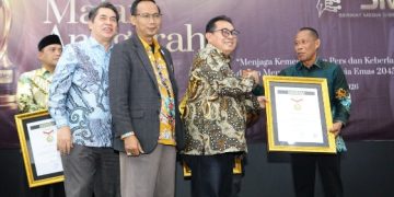 Bupati Bulungan Raih Anugerah Sahabat Pers Indonesia 2026 dari SMSI