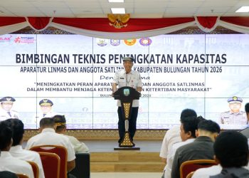 Buka Bimtek Satlinmas Bulungan, Sanusi Tekankan Peran Strategis Linmas