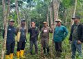 Dukung Pengadaan Tanah, PLN dan BPN Kukar Ukur Lahan Tower SUTT