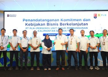 Perkuat ESG, PLN UIP KLT Tandatangani Kebijakan Bisnis Berkelanjutan