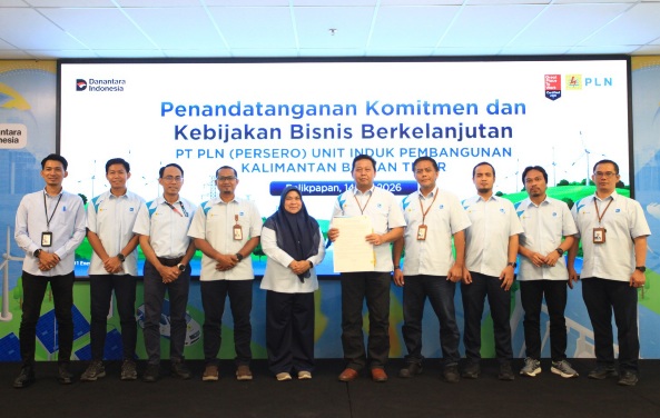Perkuat ESG, PLN UIP KLT Tandatangani Kebijakan Bisnis Berkelanjutan