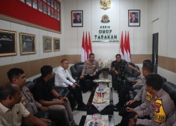 Jalin Silaturahmi dan Perkuat Sinergitas, Kapolres Kunjungi Dandim 0907/Tarakan