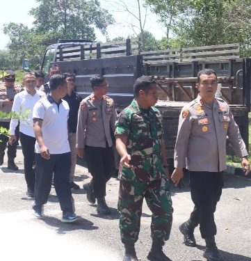 Kapolres Tarakan Kunjungi Yonif 18 Marinir, Perkuat Soliditas dan Sinergitas TNI-Polri