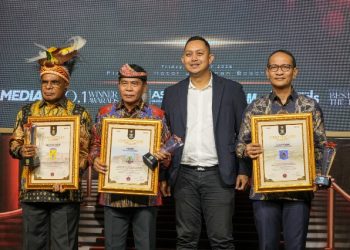 Bangun Perbatasan, Gubernur Kaltara Raih Dua Penghargaan Nasional IPSEA 2026