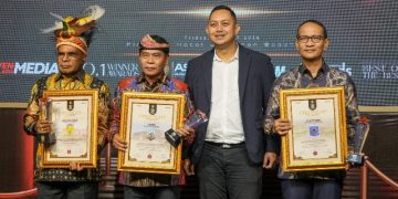 Bangun Perbatasan, Gubernur Kaltara Raih Dua Penghargaan Nasional IPSEA 2026