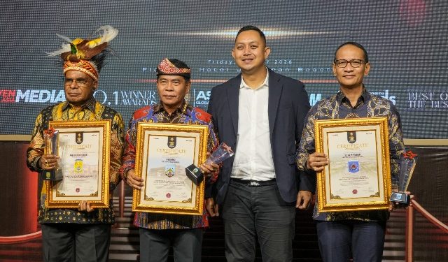 Bangun Perbatasan, Gubernur Kaltara Raih Dua Penghargaan Nasional IPSEA 2026