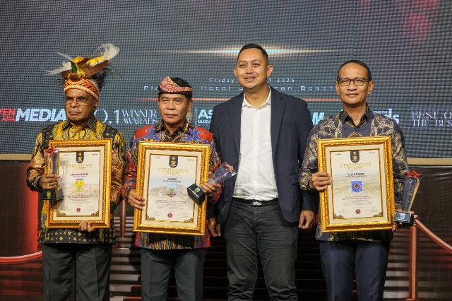 Bangun Perbatasan, Gubernur Kaltara Raih Dua Penghargaan Nasional IPSEA 2026